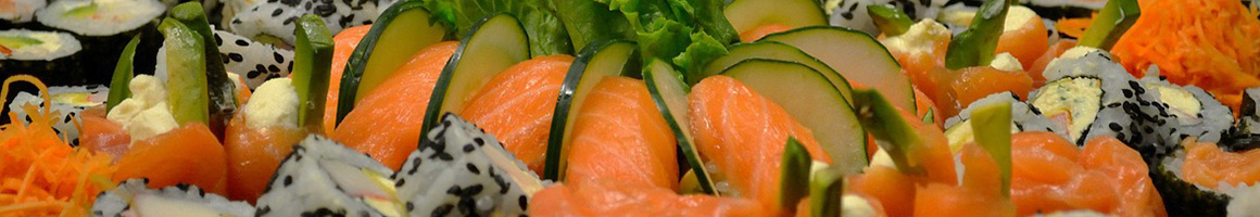 Eating Chinese Japanese Seafood Sushi at Geisha Sushi Bar restaurant in Columbia, MO.